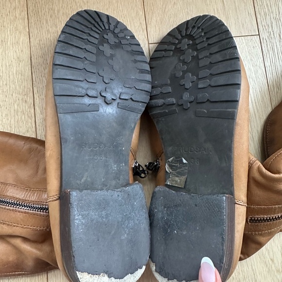 Rudsak Cognac Leather Boots 38 - Picture 3 of 3